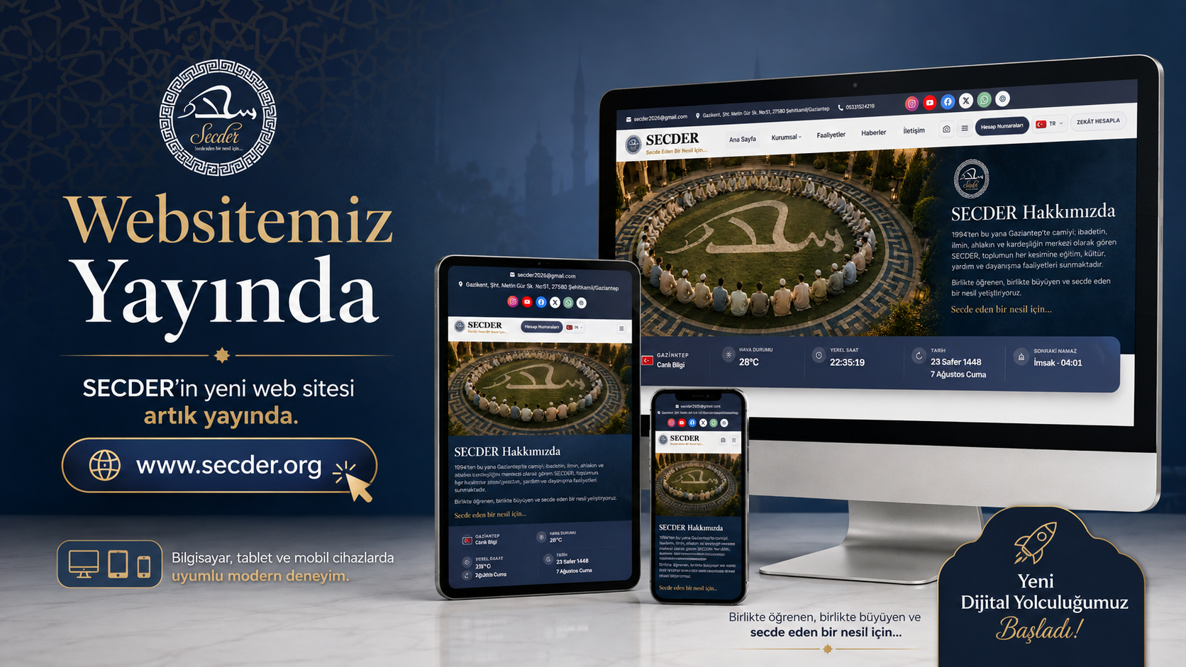 SECDER web sitemiz yayında!